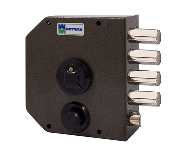 Замок накладний Mottura 20510VD правосторонній, бронза (Італія)