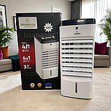 Охолоджувач повітря 3000 Вт Crownberg кондиціонер кондиціонер вентилятор 4в1 з баком 4 л кліматичний комплекс на 30 кв.м, фото 9