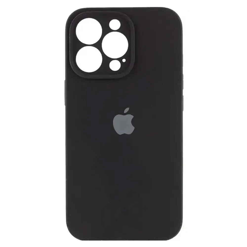Чохол накладка Silicon Case Full Camera для Apple iPhone 16 Pro Black, фото 1