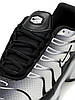 Чоловічі кросівки Nike Air Max Plus TN gray gradient Metallic Silver Найк Аір ТН Плюс сірі з чорним сріблясті демісезонні, фото 11