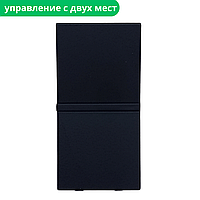 ZENIT Вимикая 1 кл 1 мод прохідний чорний матовий N2102 NT