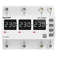 Трифазне Реле напруги 40А – VP-3F40A M6W DigiTOP