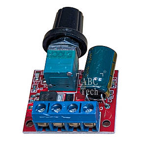 ШІМ регулятор потужності PWM 5v-28V 5A Контролер точного регулювання обертів двигунів
