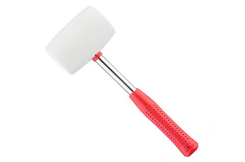 Киянка Intertool 680 г х 80 мм белая ручка металл
