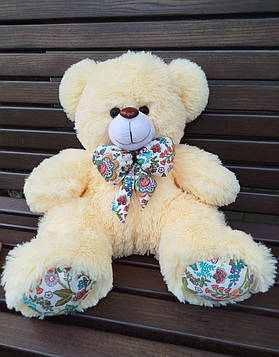 М'яка іграшка Ведмедик Зефір 50 см М'яка іграшка ведмідь Плюшевий ведмідь Плюшеве ведмежатко Персик