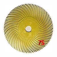 3M 30126 Scotch-Brite™ Bristle RB-ZB - Радіальна щітка 76х9 мм, P80, жовта