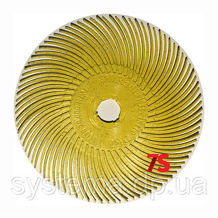 Радіальний коло Scotch-Brite™ Bristle RB-ZB 51мм х 9.5 мм P80 жовтий, фото 1