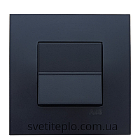 ZENIT Вимикач 1 кл чорний матовий N2201 NT