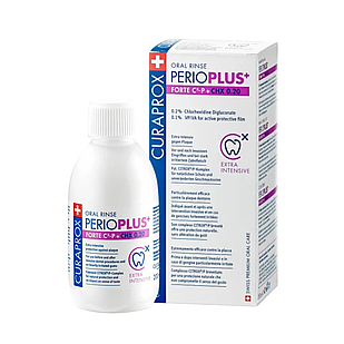 Ополіскувач Періо Плюс Forte з хлоргексидином (0,20%) + Citrox, 200 мл CURAPROX
