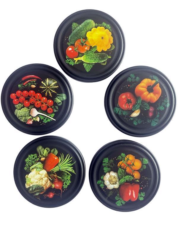 Крышка для банок металлическая закручивающаяся, крышка винтовая матовая Первосмак уп.20шт, размер 82, фото 1