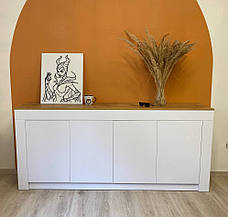 Великий комод LION Ларрі-1 Нiмфея альба/Дуб Аппалачи (LION-041009), фото 4