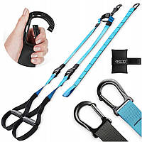 Петлі для функціонального тренінгу 4FIZJO TRX Black/Sky Blue (P-5907739311016)