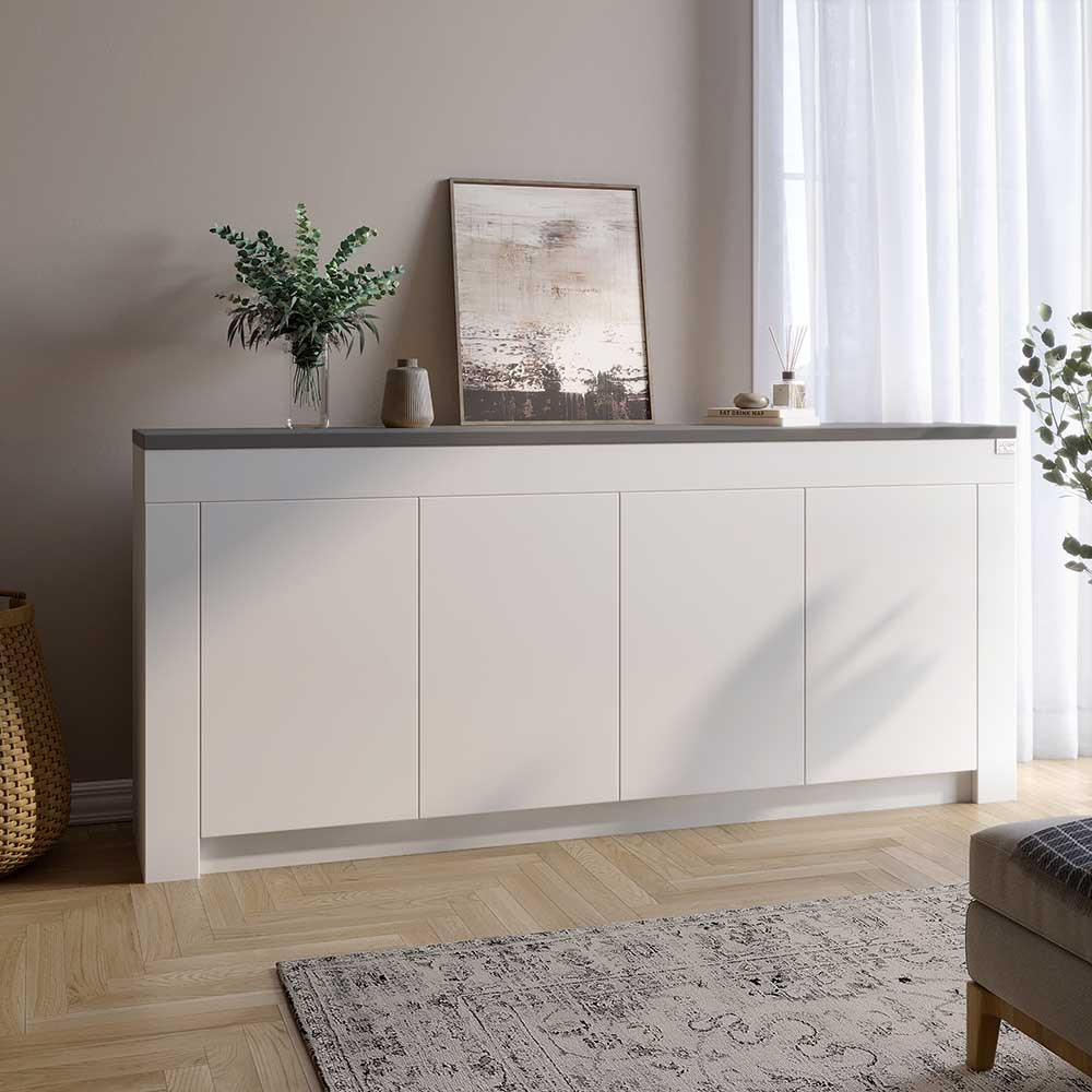 Великий комод LION Ларрі-1 Нiмфея альба/Антрацит (LION-041040)