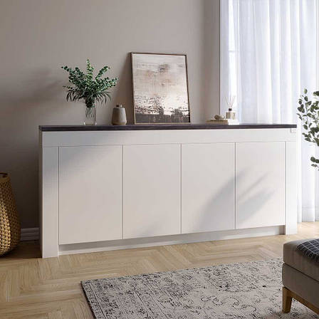 Великий комод LION Ларрі-1 Нiмфея альба/Бетон Темний (LION-041043), фото 1