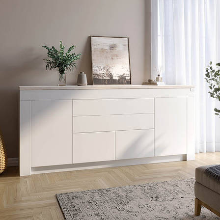 Великий комод LION Ларрі-2 Нiмфея альба/Самоа димчастий (LION-041068), фото 1