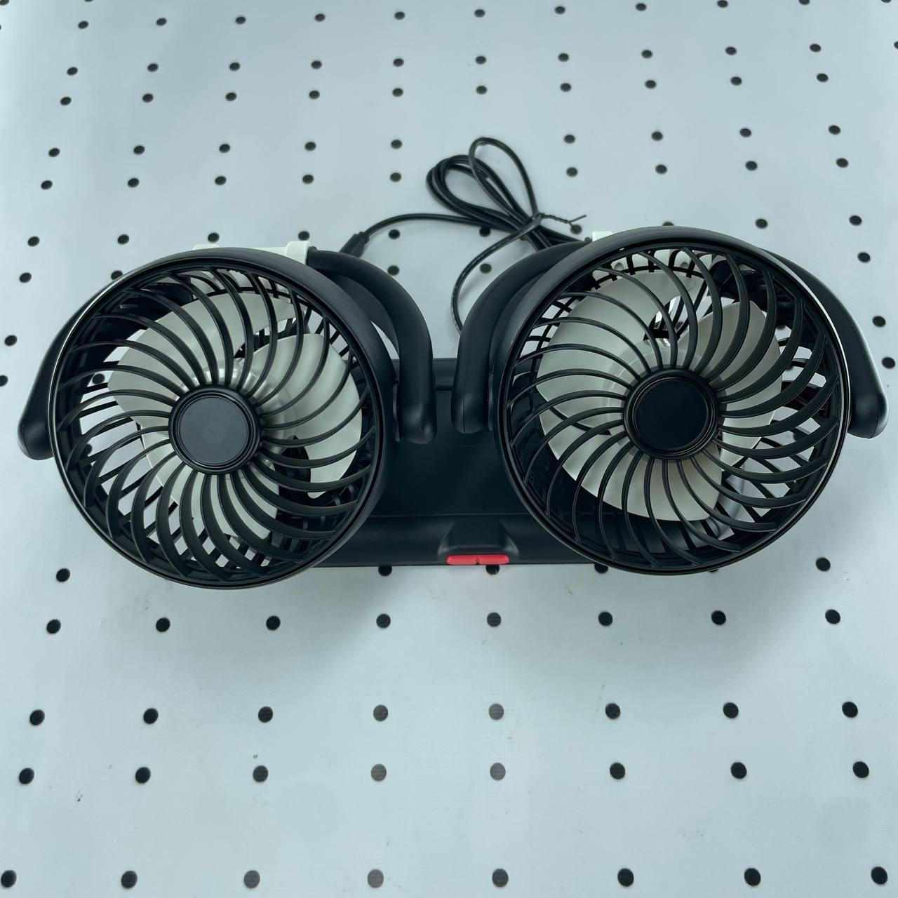Автомобільний вентилятор Storm F5502 (дві головки, 5V USB), фото 1