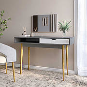 Письмовий стіл LION Сканді-1 Німфея Альба/Антрацит (LION-041189)