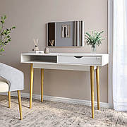 Письмовий стіл LION Сканді-1 Німфея Альба/Бетон Style (LION-041190)