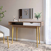 Письмовий стіл LION Сканді-1 Німфея Альба/Дуб Ліворно (LION-041193)