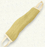 Мочалка люффа с тканевыми ручками 35 см