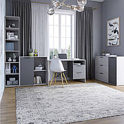 Гарнітур для кімнати LION Краш Кашемір/Антрацит з 4 елементів (LION-044173)