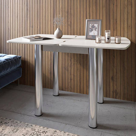 Обідній стіл розкладний LION Нота Міні Бетон Style 60x70/70x120 (LION-041291), фото 1