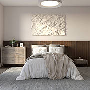 Гарнитур у спальню комод та приліжкова тумба на 1 шухляду LION Wood Дуб Сонома (LION-041529)