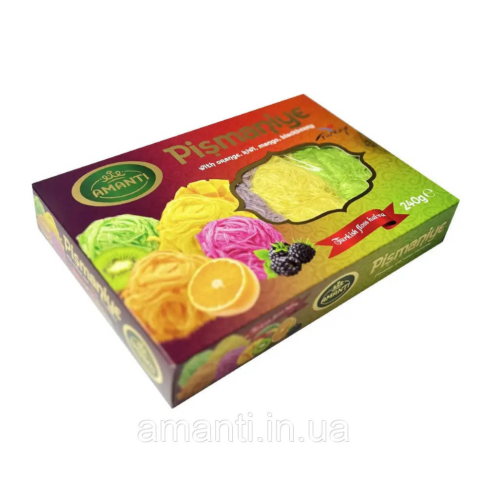 Пішманіє зі смаком апельсину, ківі, манго та ожини АСОРТІ №2, 240г, фото 1