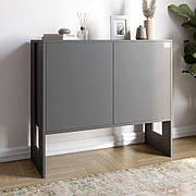 Комод-1 з 2 дверима LION Нобу 90х34х80 см Антрацит (LION-042215)