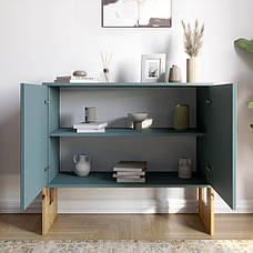 Комод-1 з 2 дверима LION Нобу 90х34х80 см Бетон Style (LION-042259), фото 4