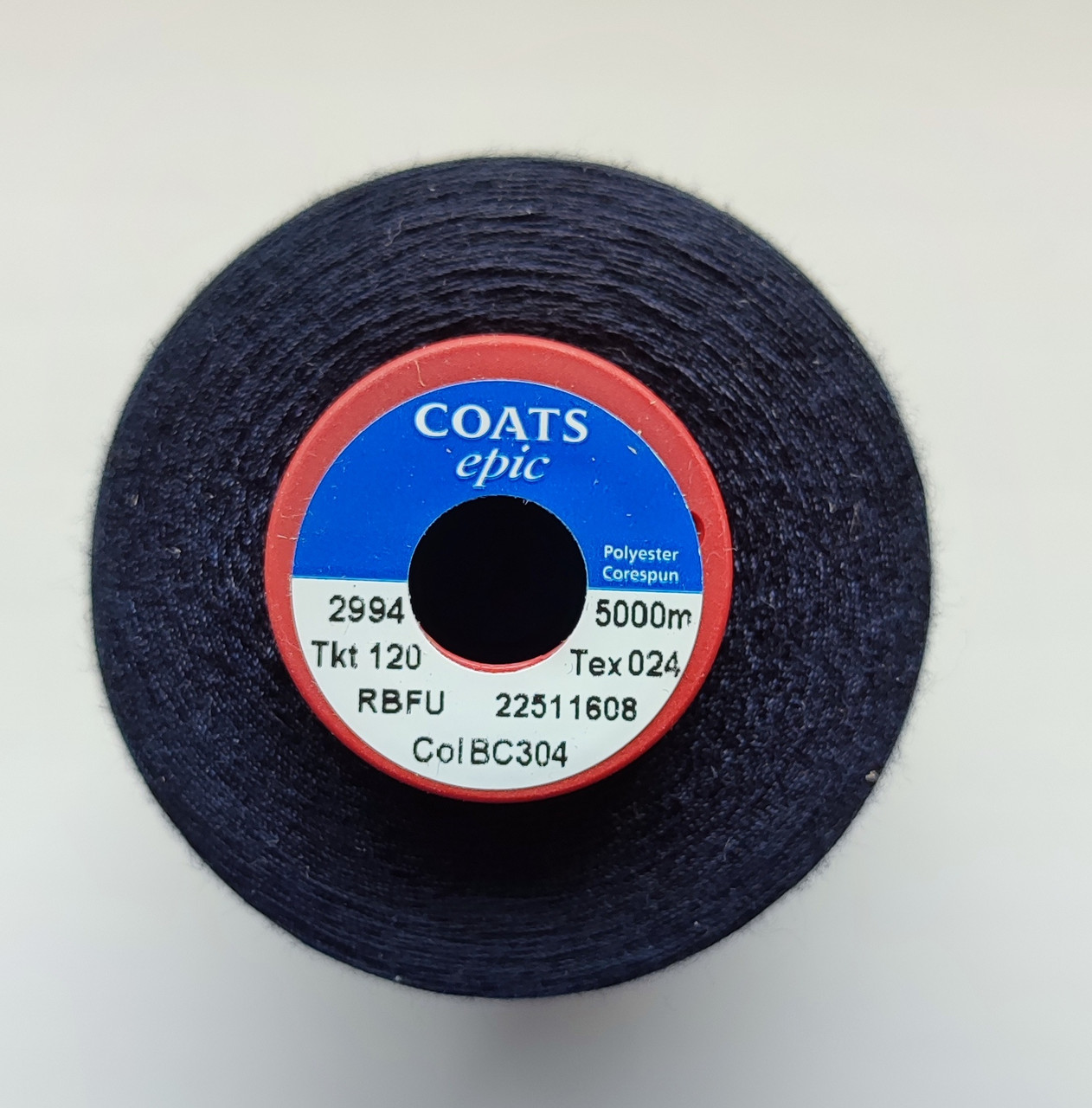 Нитки
Coats Epic  #120 . Синій колір 
( арт ВС304 ). 5000 метрів, фото 1