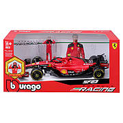 Автомодель с фигуркой - FERRARI SF-23 (1:24)