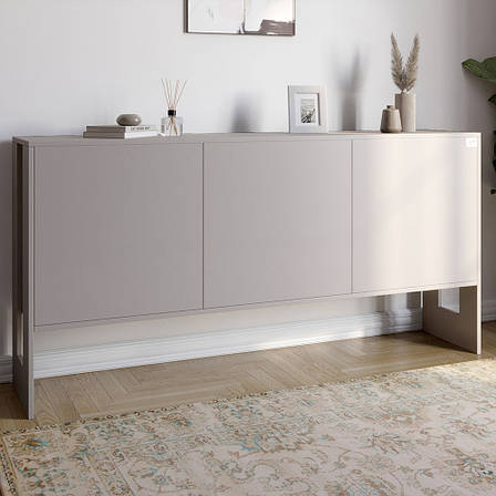 Комод-2 з 3 дверима LION Нобу 160х34х80 см Кашемір (LION-042375), фото 1