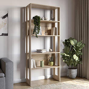 Модуль-1 стелаж полиці LION Нобу Дуб Сонома (LION-042390), фото 1