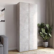 Модуль-3 шафа розпашна дводверна LION Нобу Бетон (LION-042406)