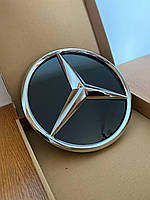 Емблема решітки радіатора Mercedes-Benz GLE W166 Лед емблема GLE-клас колір чорний + хром