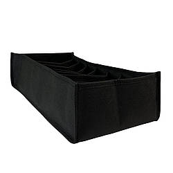 Гнучкий органайзер для білизни зі спанбонду M - 20*39*9 см (чорний)