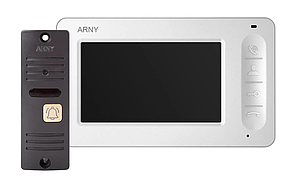 Комплект домофонний ARNY AVD-4005 (AVD-405 + AVP-05 (v.2)), White + Brown