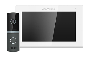 Комплект домофонний ARNY AVD-7421А (AVP-742А 7" Wi-Fi IPS + AVP-NG230 1Мп), White + Gray