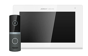 Комплект домофонний ARNY AVD-7423A Wi-Fi (AVD-742A 7" Wi-Fi IPS + AVP-NG230 2Мп), White + Graphite