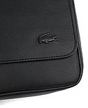 Чоловіча сумка Lacoste (2027) чорна, фото 9
