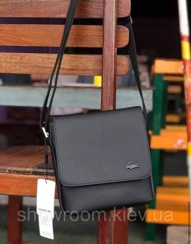 Чоловіча сумка Lacoste (2027) чорна