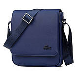 Чоловіча сумка Lacoste (2027) синя, фото 4