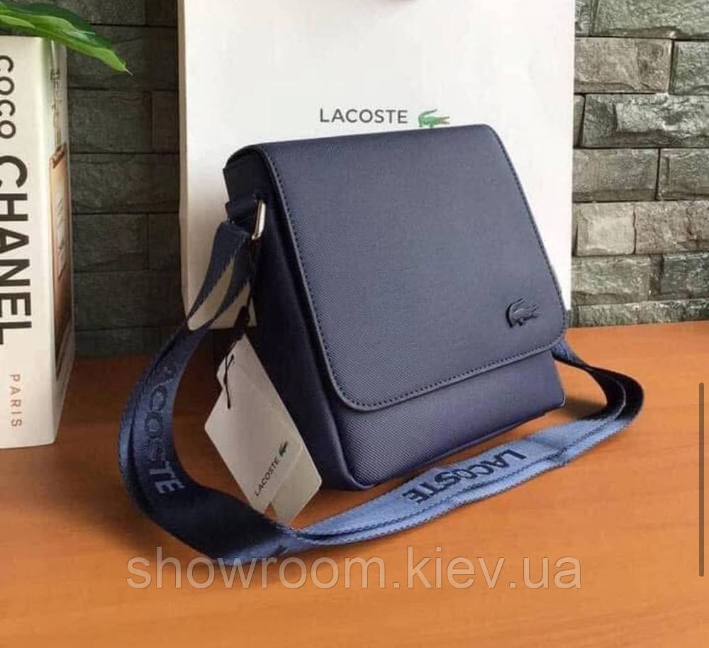 Чоловіча сумка Lacoste (2027) синя, фото 1
