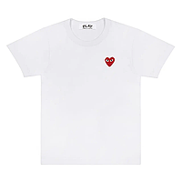 Футболка Comme des garcons белого цвета