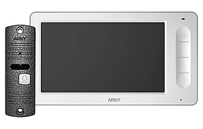 Комплект відеодомофона ARNY AVD-7006 Білий/Сірий