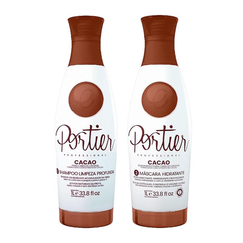 Portier Cacao Набір для кератинового випрямлення, 2х500 г (розлив)