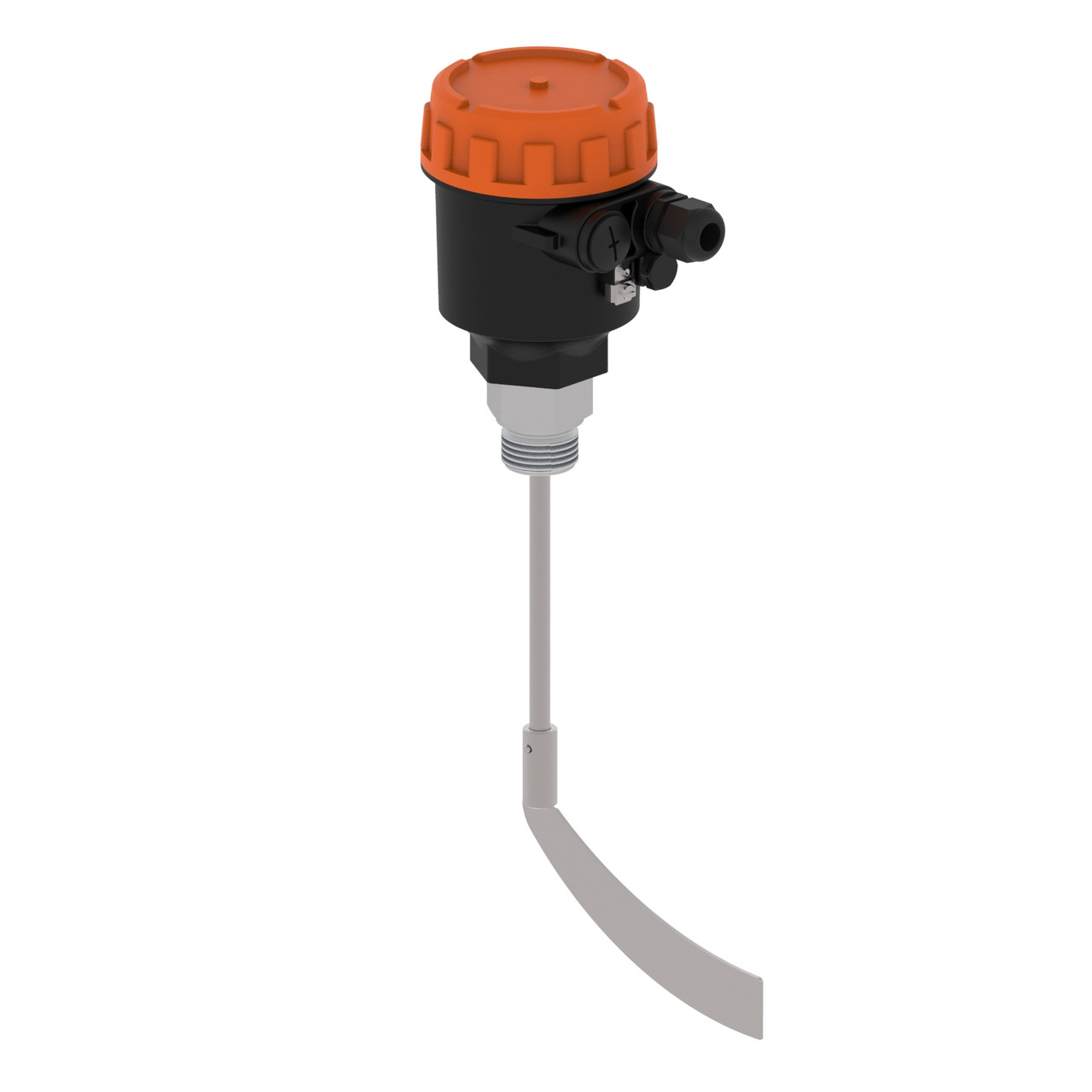 Ротаційний датчик рівнемір ELF вертикальний з довгим валом L2000mm, 1" BSP, Алюміній, 24 VDC , корпус пластик B20p, фото 1