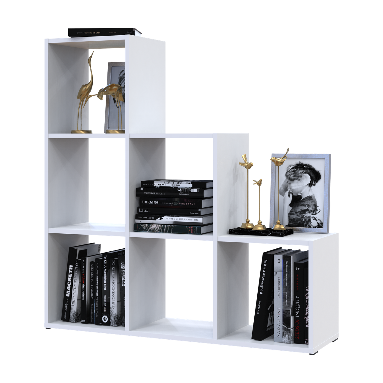 Стелаж Doros Степ 3х3 Білий відкритий 102.6х28.8х106.1 (41516161)