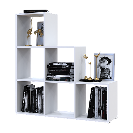 Стелаж Doros Степ 3х3 Білий відкритий 102.6х28.8х106.1 (41516161), фото 1